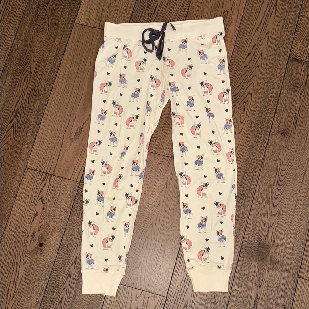 PJ Salvage Frenchie Pajama Pants size Small